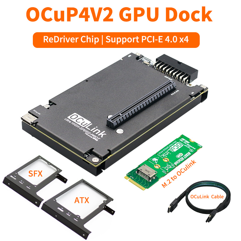 Oculink Egpu Mini Pc - OCuP4V2 OCuLink GPU Dock ReDriver Çip
